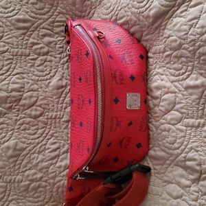 MCM RED Bumbag/Fannypack